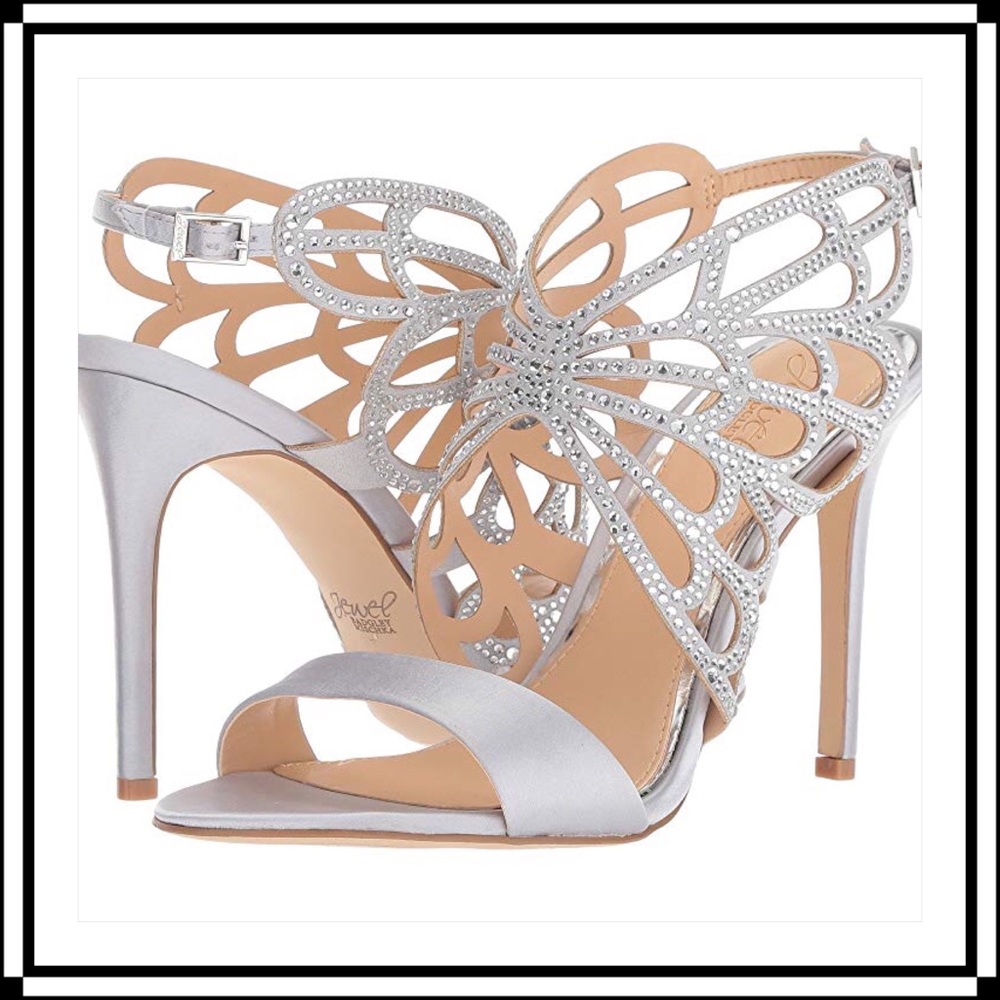 NEW BUTTERFLY 🦋 EFFECT Jewel Badgley Mischka SHOE